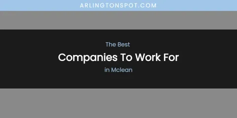 Mclean's Best Companies to Work For